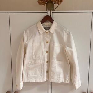 Everlane Women's Off-White Utility Jacket